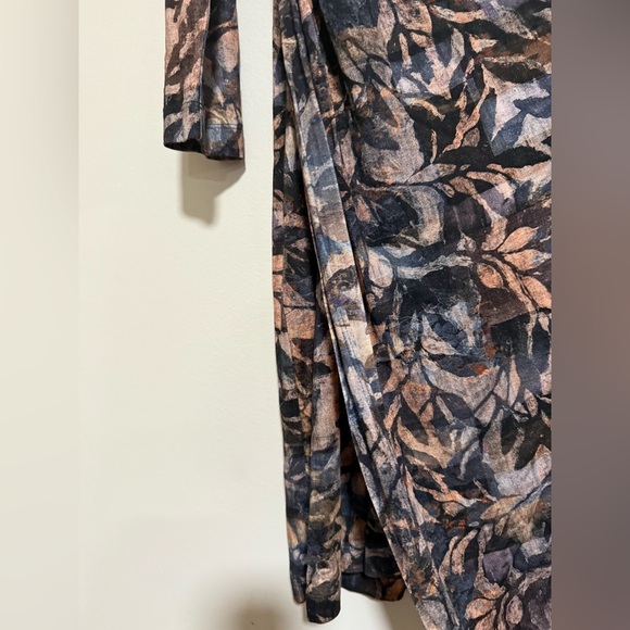 Peruvian Connection Patterned Faux Wrap Dress Size XL - Picture 7 of 10